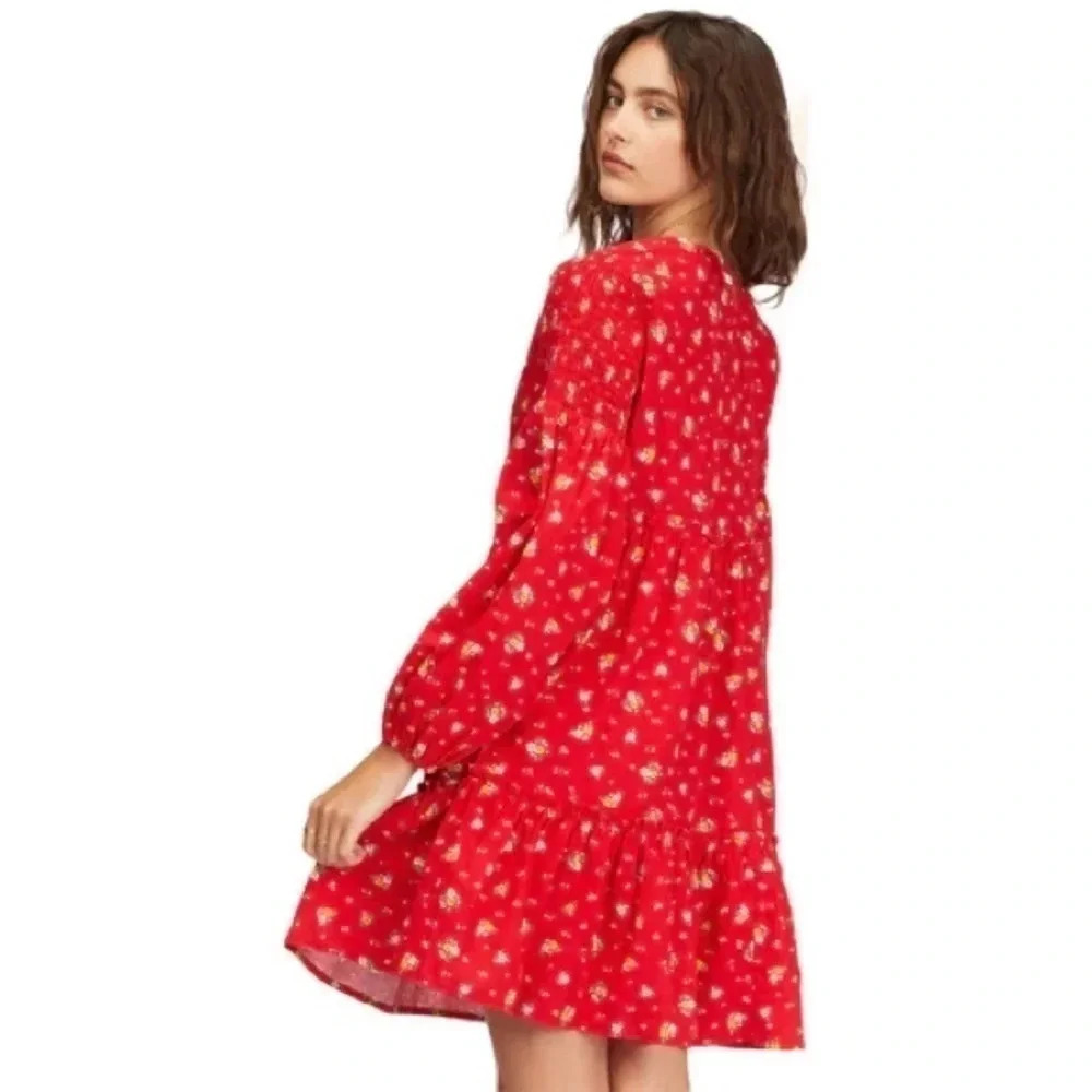 Billabong X Wrangler Long Sleeve Mini Dress. NWOT. Size small. - Picture 2 of 7